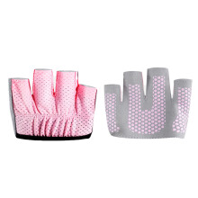 Luvas de ginástica profissionais com almofada de espuma 3D em formato de colmeia, luvas de fitness em malha de microfibra para homens e mulheres