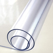 Transparent Desk Pad, Heat Resistant Table Protector, Waterproof Desk Pad, Dining Table Cover, PVC Frosted Transparent Tablecloth, 130 x 65 cm