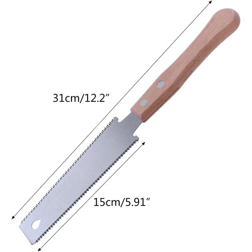 Japanese Handheld DoubleEdged Flexible Handsaw with Flush Cut 6 2