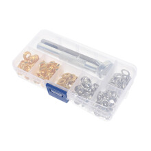 Grommets for Shoes 100 Sets Eyelet Install Kit for DIY Crafts Snap Fasteners Button Eyelets Clothes Making