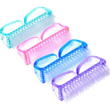 Spazzola per unghie con impugnatura ergonomica, pulitore per unghie versatile con setole flessibili per l'uso in cucina, bagno e lavello da giardino,