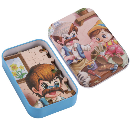 60-teiliges Puzzle mit Cartoon-Muster für Kinder,