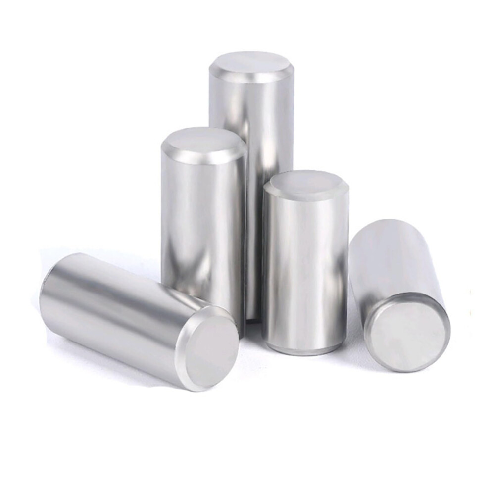 M1 M1.5 M2 M2.5 M3 M4 Cylindrical Positioning Pin 304 Stainless Steel Solid Shank Full Rod Gb119 460 Mm Solid Pin (Color: 50Mm (5Pcs), Size: M3) 9001264301545