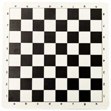 Portable chessboard made of leather, rollable, tournament chess mat, lightweight and nonslip, soft chessboard, for kids and adults.
