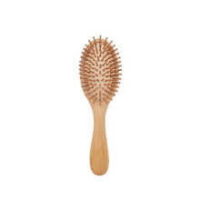 Wooden Hair Brush and Wide Tooth Comb for Detangling and Scalp Massage Care Medium Size