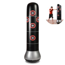 Sacco da boxe gonfiabile portatile e resistente per fitness, boxe e sollievo dallo stress, ritorno istantaneo, design rinforzato, utilizzo interno ed