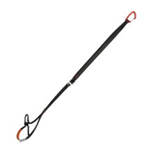 Cinta de ascenso para escalada con cuerda, reforzada, con lazo ajustable para el pie bajo la bota, de poliéster resistente a la abrasión para