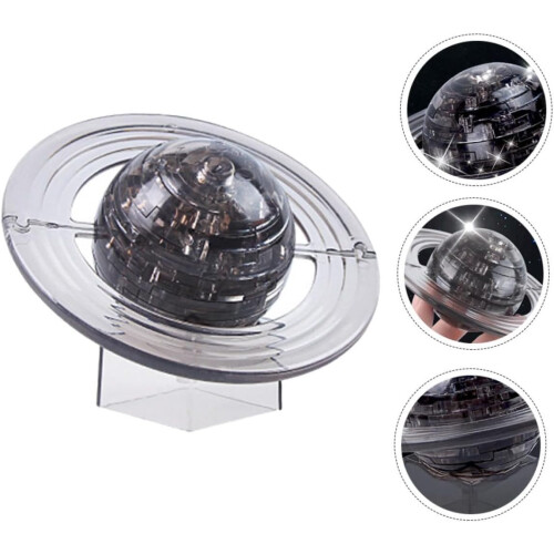 1 Set Saturn Crystal Puzzle for Creative and Fun Learning Toy Imagination 1