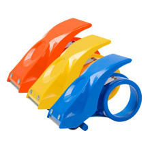 3Part Tape Sealing Device Portable Refillable Tape Cutter Phone Edge Automatic Tape Dispenser Holder Cool Transparent Mini Reusable Boxes
