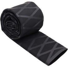 35mm XTube Heat Shrink Tube Bar Handle Cork Non Slip Waterproof Insulation 1 Meter Black (Black, 35mm) Black 35mm