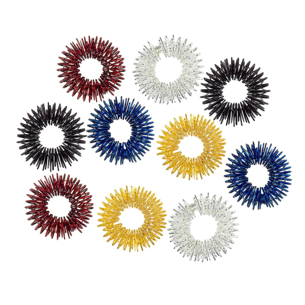 Acupressure Massage Rings for Finger Relaxation and Pain Relief for Professional Medical Finger Massage Rings