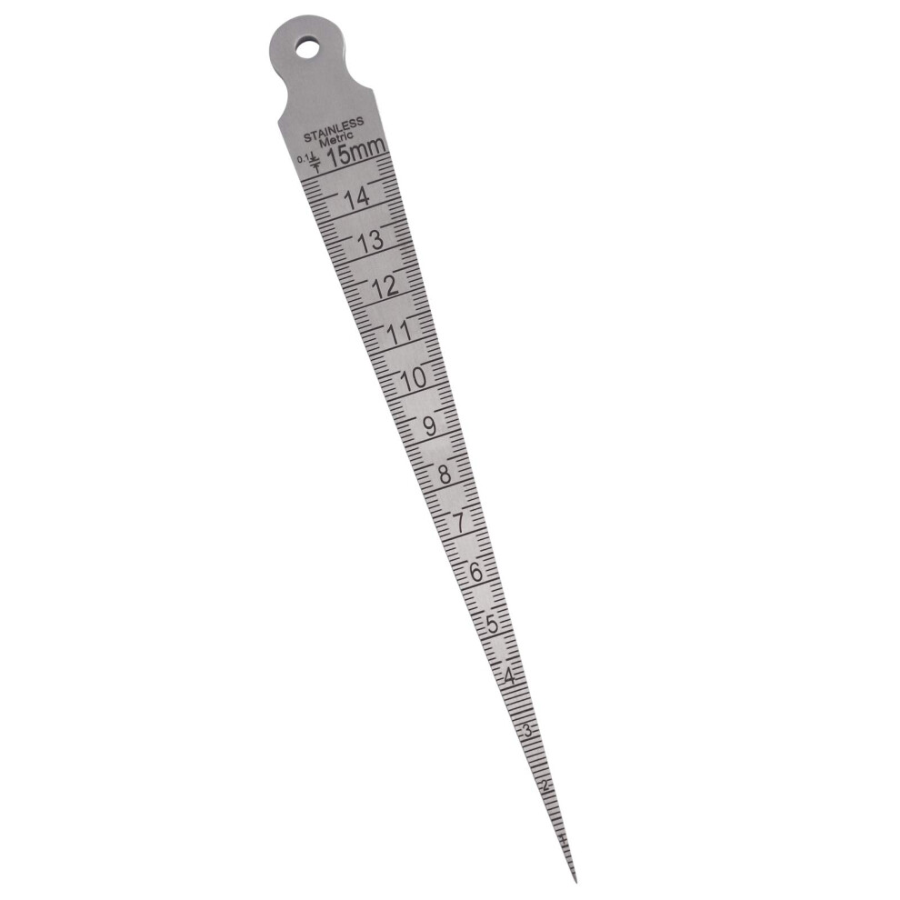 Taper Gauge 115Mm Range, Metric And Imperial, Stainless Steel Construction, Welding Feeler Gauge 9339159716519
