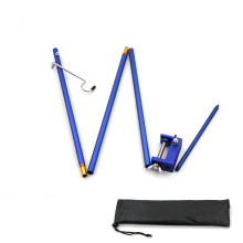 Support de lanterne de camping pliable et léger en alliage d'aluminium, facile à installer et résistant à la rouille. Idéal pour les activités