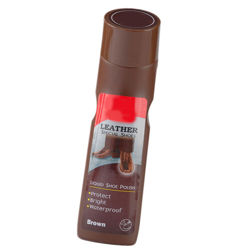 Leather Shoe Conditioner with Built In Sponge Applicator-brown