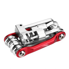 Kit de ferramentas multifuncionais para bicicleta 11 em 1, ferramentas de reparo de bicicleta de alta qualidade em aço carbono, conjunto de