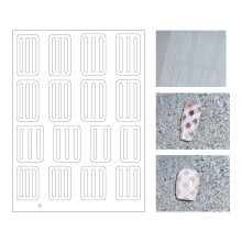Easy Application Nail Stickers Nail Stencils Decals Quick-H030