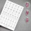 Easy Application Nail Stickers Nail Stencils Decals Quick-H030 7