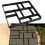 Garden DIY Plastic Driving Way Paving Mould Step Stone-Black 2
