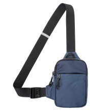 Sling Chest Crossbody Bag Waterproof Unisex Outdoor Hiking Blue 18.5 x 23.5 cm Size L SL