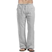 Fashion Trousers Men's Overalls Casual Pouch Wrap Work Wear Gray XXL