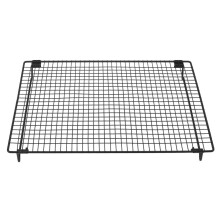 Heavy Duty Stainless Steel Baking Rack Cooling Rack Oven Safe 11 x 17 Inches Fits Jelly Roll Pan Black