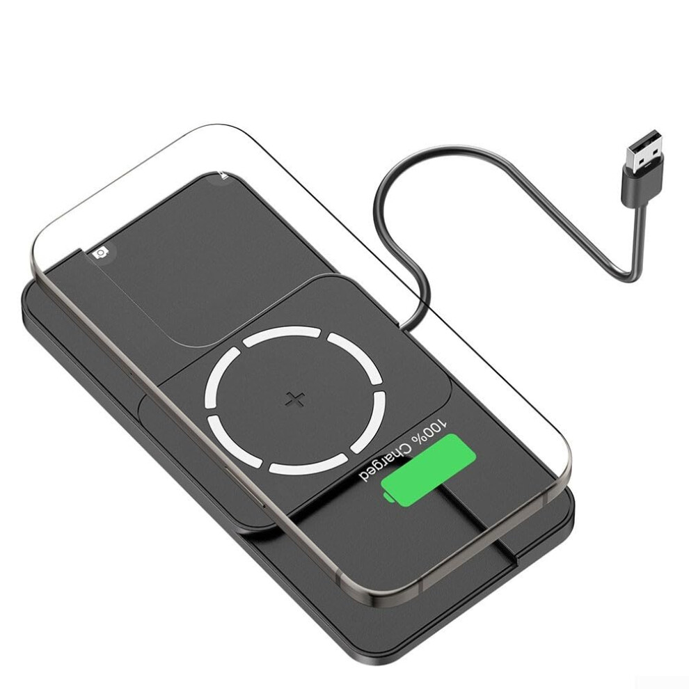 Wireless Car Charger With Fast Charging And Antislip Dashboard Phone Stand For 6.7 Inch Smartphones 9001264304645