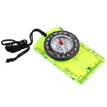 Boussole d'aventure en plein air, outil de navigation de haute précision, équipement de survie, lunette rotative à 360 degrés, plaque de base