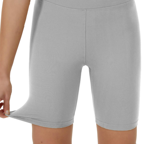 Πολύχρωμο σορτς Spandex με ψηλή μέση και ελαστικότητα 4 κατευθύνσεων: Αναπνέον σορτς 1