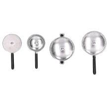 1:12 puppenhaus Metall Topf Silber Miniatur Herd