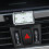 Car Dashboard Clock Quartz Time Accuracy with Rectangular Glass Face Clear Scale Display White 2