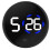 Waterproof LED Car Dashboard Clock with Clear Digital Display and Easy Adhesive Install 1
