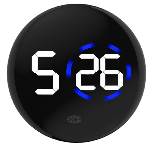 Waterproof LED Car Dashboard Clock with Clear Digital Display and Easy Adhesive Install