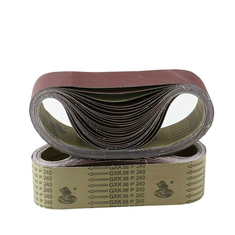 Sanding Belts 3X21 Inch Aluminium Oxide 533X75mm Grit 401000 Pack Of 10 For Polishing Machines 9001264306724