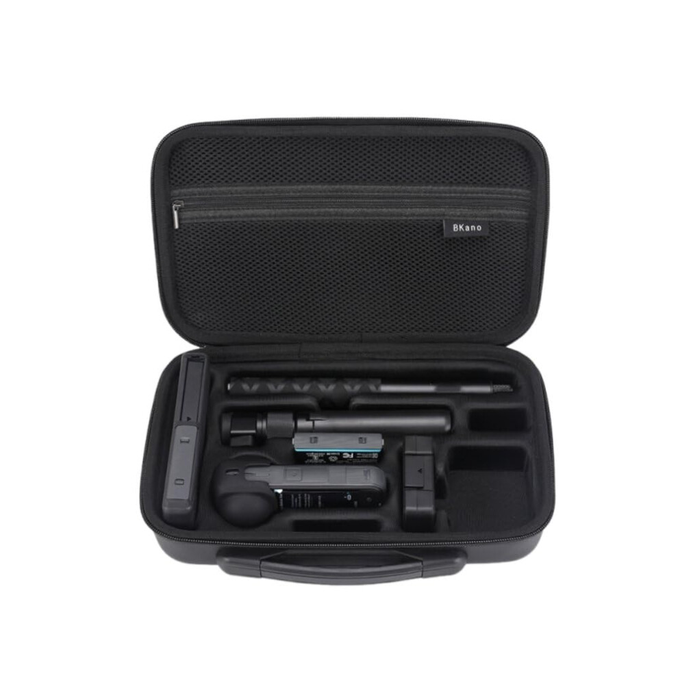 Carrying Case For Action Camera X5/X4 Waterproof Eva Hard Case With Shoulder Strap, Fits Selfie Stick & Accessories, Black 9119770150653