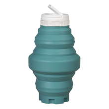 BPA-freie, faltbare Reise-Trinkflasche aus auslaufsicherem, lebensmittelechtem Silikon – ideal für Outdoor-Abenteuer und einfache Reinigung