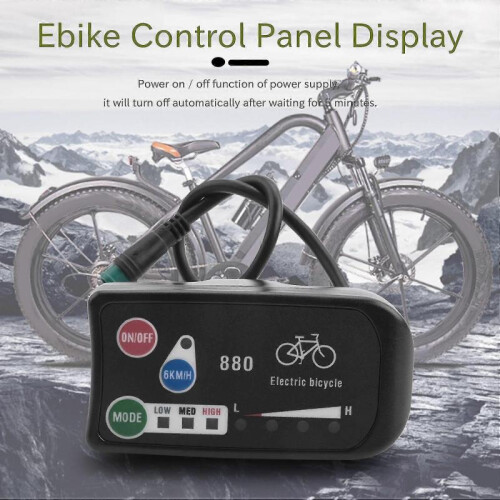 Electric Bicycle Display 36v 48v Ebike Ligent Control Panel Lcd Display Led880 Waterproof Controlle 1
