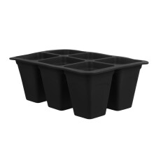Hydroponic Seedling Pot 6Hole Silicone Starter Trays Reusable Root Development Garden Propagator