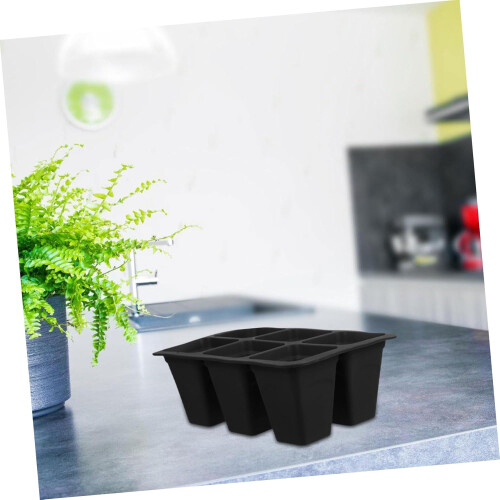 Hydroponic Seedling Pot 6Hole Silicone Starter Trays Reusable Root Development Garden Propagator 2