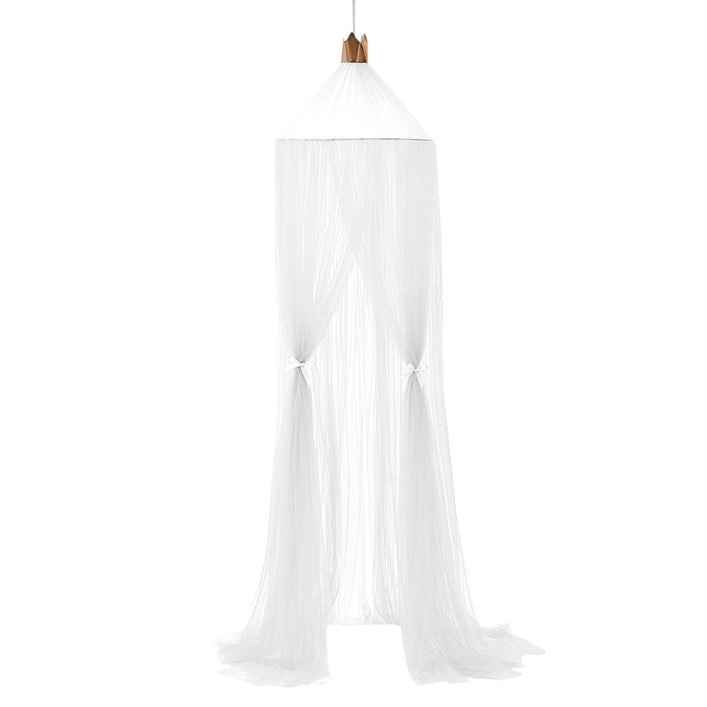 Portable Bed Curtain, Fine Mesh Protection For A Safe And Cozy Girls Room, Princess Bed Canopy Hanging Canopy Decor Easy Installation Without Special