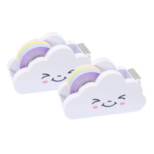 2 Sets Tape Cutter, Practical Tape Dispenser, Professional Sticker Dispenser, Funny Tape Dispenser, Desktop Tape Dispenser, Professional Tape Holder