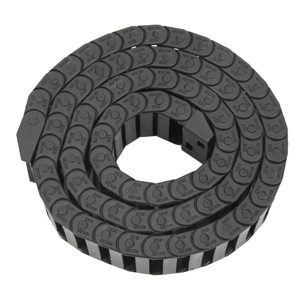 Cable Drag Chain Wire Carrier 10X30mm Internal Size 1M Length End Connector Cnc Compatible 9339159717684