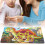 Dinosaurier-Puzzle aus Holz, Alphabet- und 5