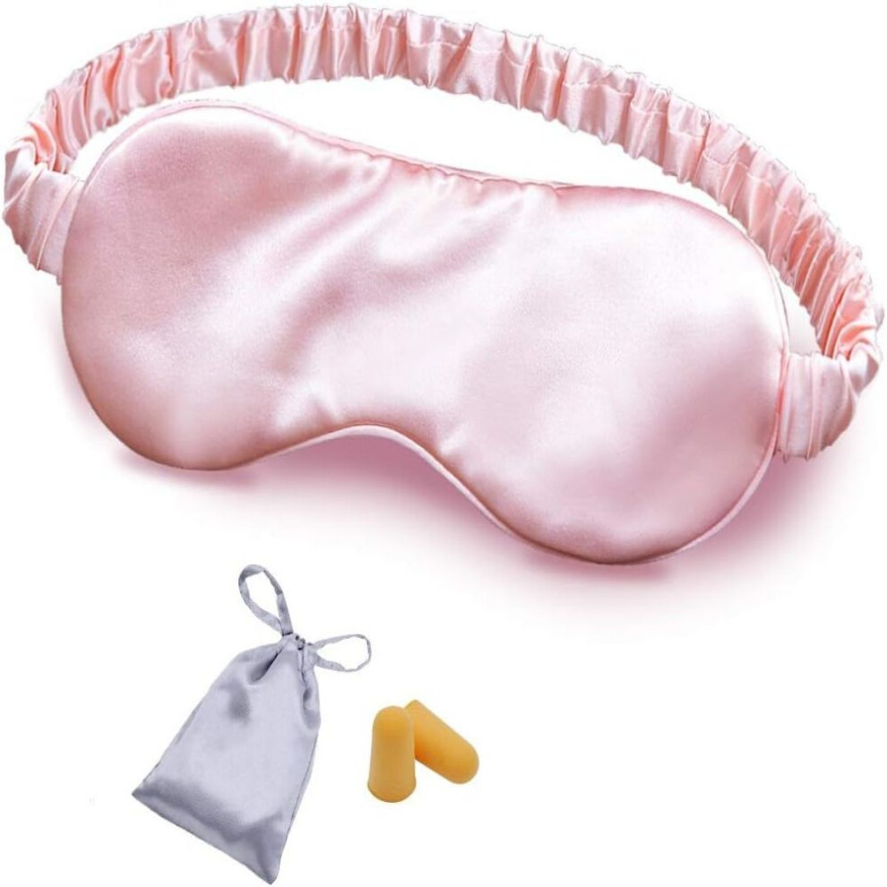 Luxurious Sleep, Silk Satin Sleeping Eye Mask with Adjustable Strap for Uninterrupted Rest