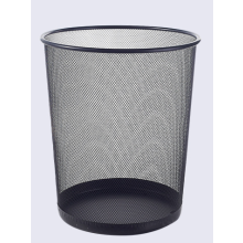 Ideal Trash Can For Any Setting, Scratch Resistant Sturdy Steel Wire Mesh, Odor Prevention Breathable Design, Black 14" H, 6 Gallons (20 Liters) Capac