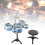 Simulation Jazz Drum Set Musikinstrument Spielzeug 5