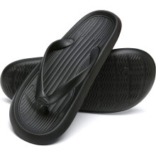 Wasserabweisende Herren-Flip-Flops, stoßdämpfende, bequeme Zehentrenner mit Fußgewölbeunterstützung, schnelltrocknendes, rutschfestes Design mit