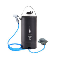 Verstellbarer Duschkopf, Camping-Duschtasche, vielseitig einsetzbar im Freien, mit faltbarem Wassereimer, robustem Material und kompaktem Design
