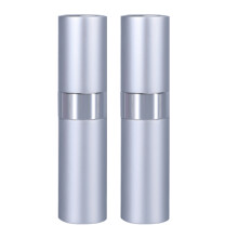 Stijlvolle, draagbare mini-parfumverstuiver met aluminium behuizing, universeel compatibel met sproeiers voor al uw geurbehoeften.