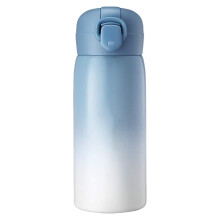 Tragbare Thermoskanne, 500 ml, doppelwandig, Edelstahl, isoliert für heiße und kalte Getränke, praktisches Reisedesign, auslaufsicher und