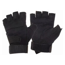 Outdoorsporthandschoenen met halfvingerontwerp, antislip vingerloze handschoenen met stootbescherming, ademende fiets-, wandel-, motor-, klim- en